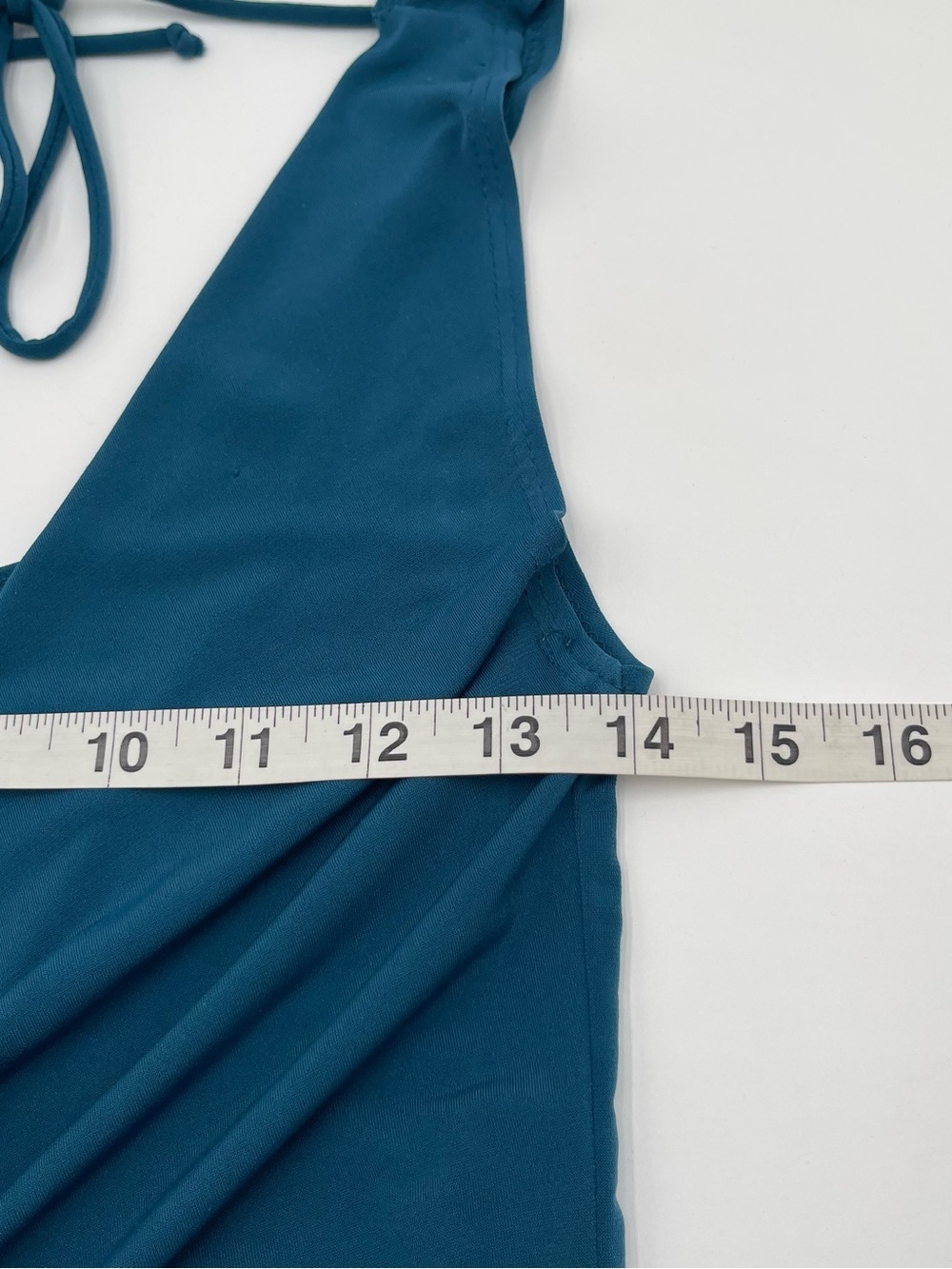 Y2K Studio Y Plunging V-Neck Sleeveless Top Or Dress Medallion Slinky - Picture 11 of 12